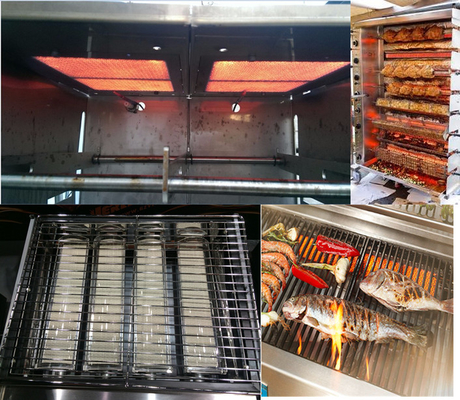 프로판 LPG BBQ 석쇠 난로 가스 가열기 가스에 의하여 저장되는 적외선 세라믹