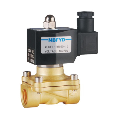 Viton 3/4 인치 가스 물 금관 악기 솔레노이드 벨브 고열 저항