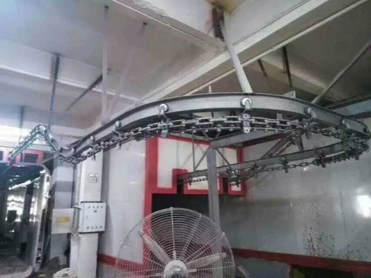 Encolsed 궤도 사슬을 위한 1.5KW 머리 위 단궤철도 컨베이어 체계 바퀴 트롤리