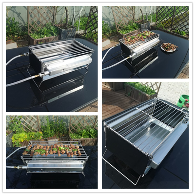 야외 가지고 다닐 수 있는 BBQ 그릴 적외선 곤로 버너 스테인레스 강을 폴딩시키기