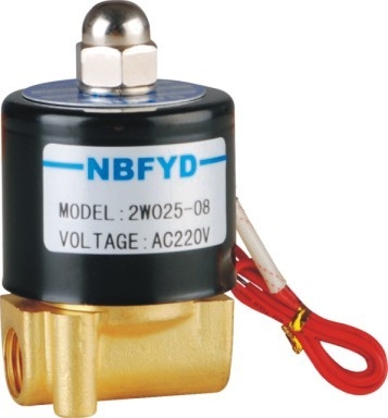 220V 수성 가스 공기 기름을 위한 고압 황동 솔레노이드 밸브 NBR VITON EPDM 물개