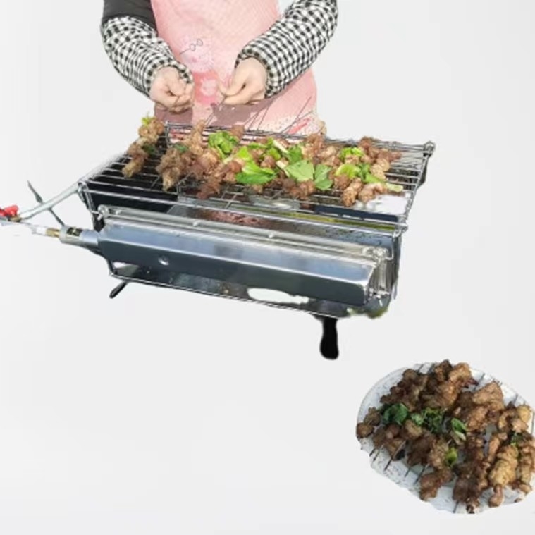 쉬운 운반은 가지고 다닐 수 있는 Bbq 그릴 연기없는 적외선 가스 히터 바비큐 야외 오븐을 폴딩시켰습니다